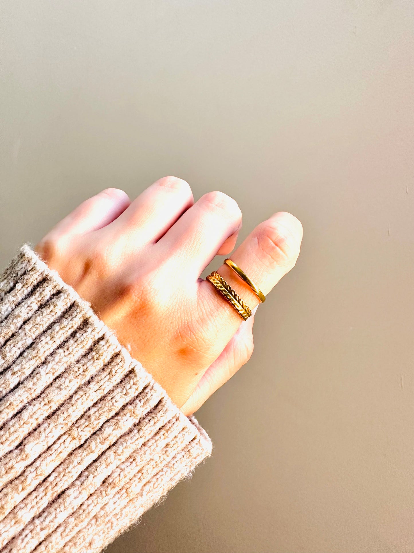 Gold Stainless Steel Ring