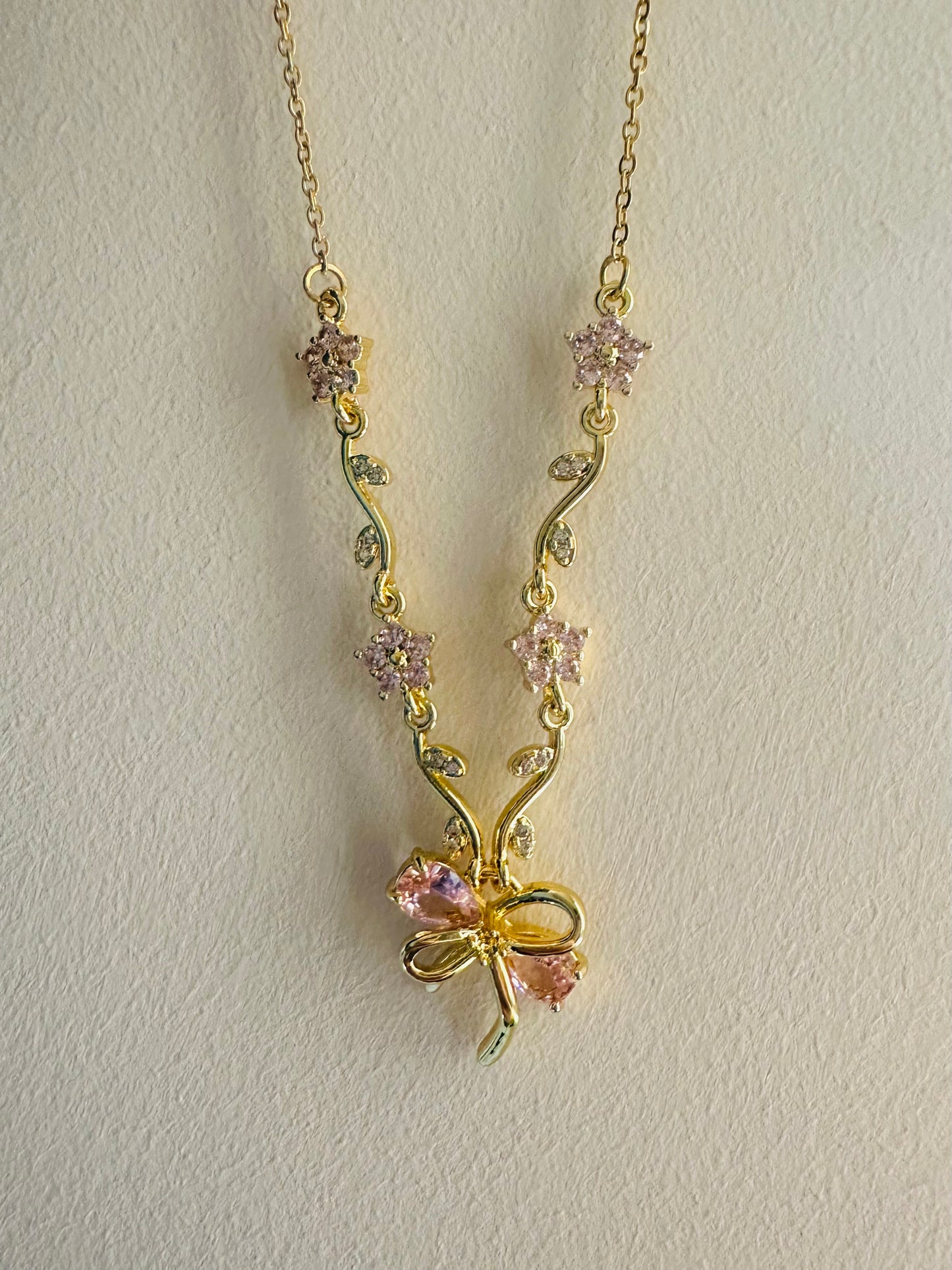 Pink Stone Necklace