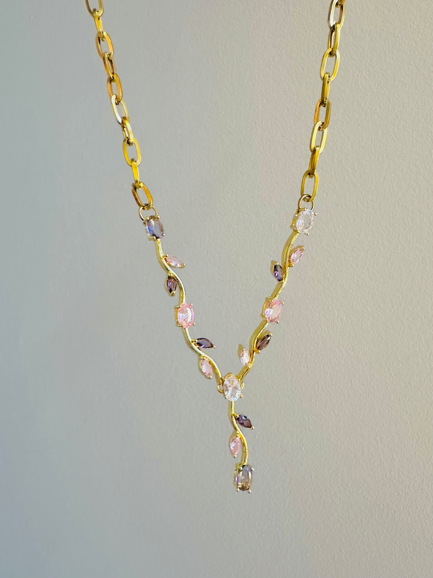 Colorful Tulip Necklace