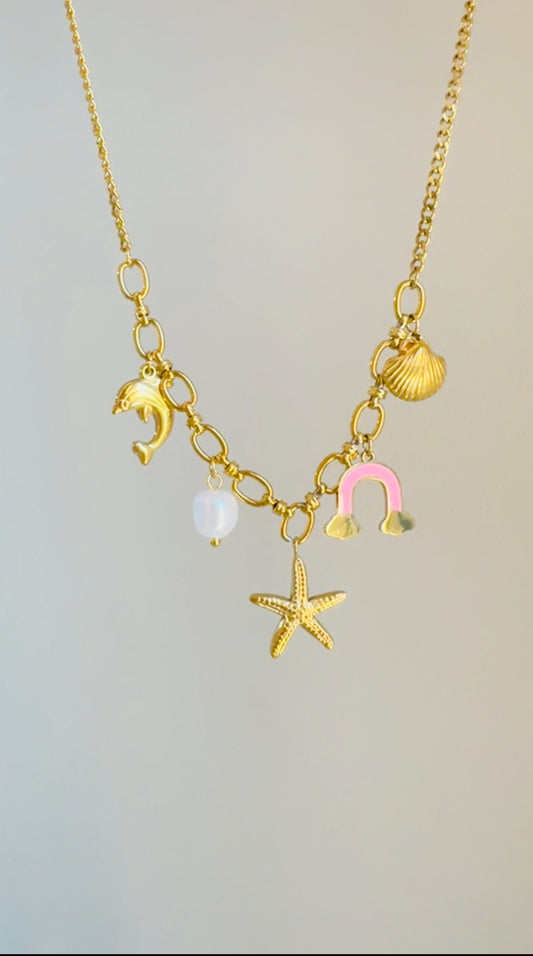 Star & Sea Stainless Steel Necklace