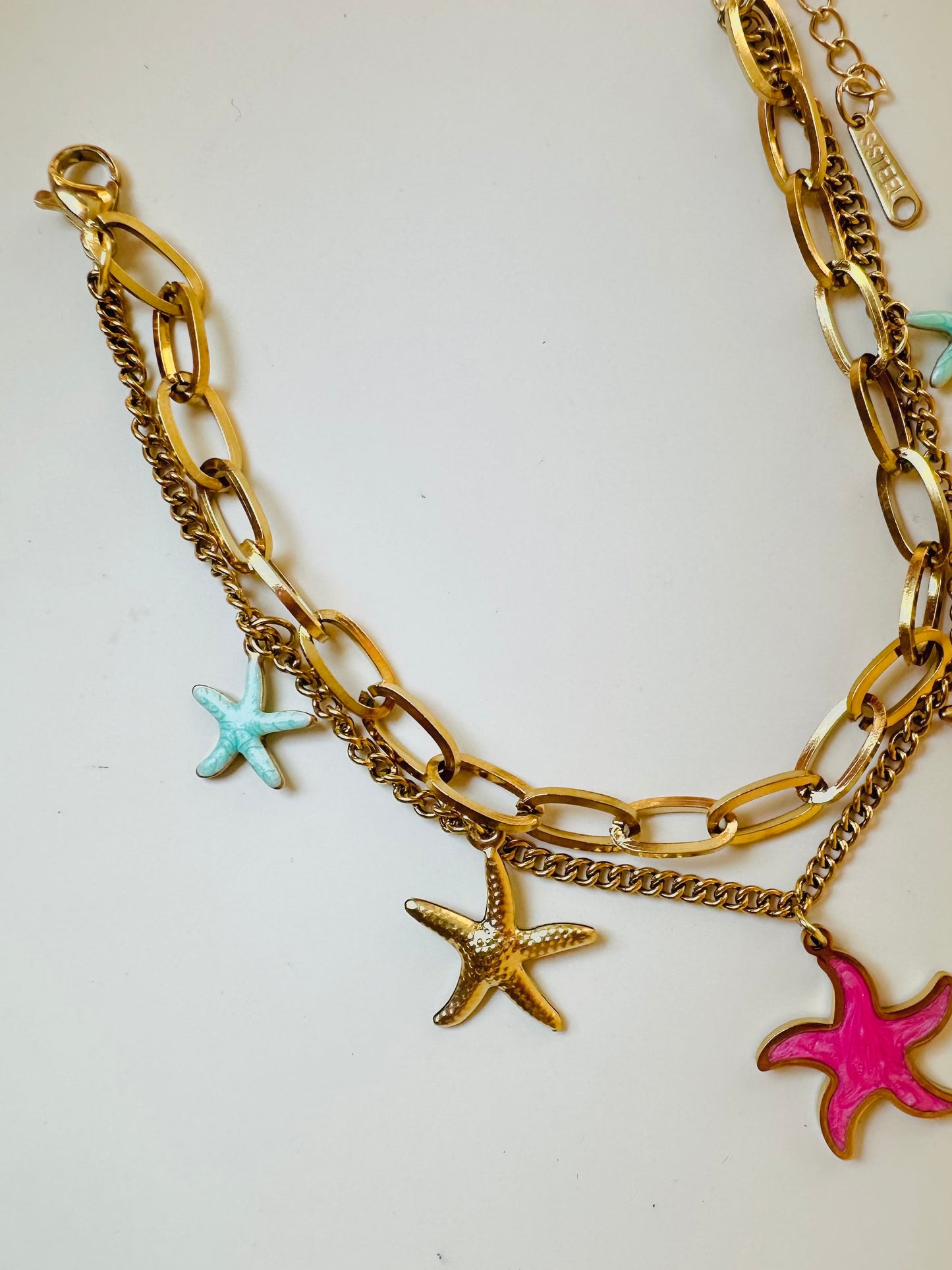 Colorful Star Charm Summer Bracelet