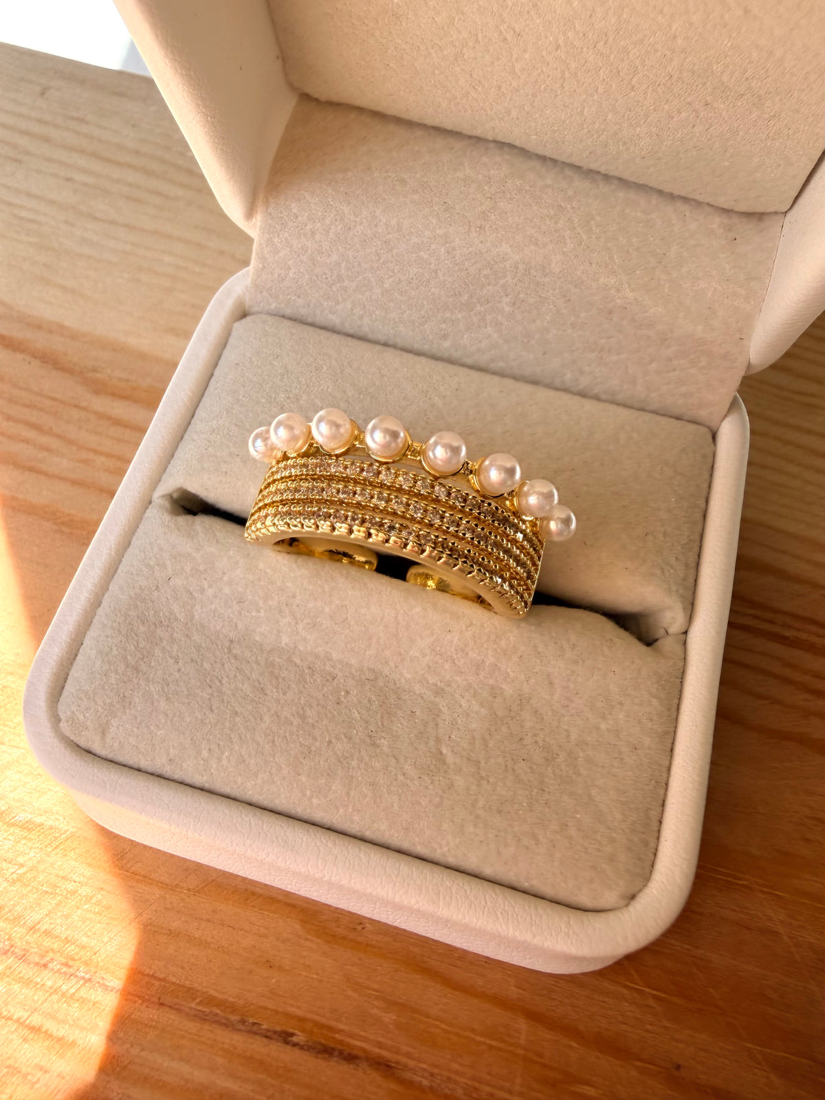 Ring gold plated