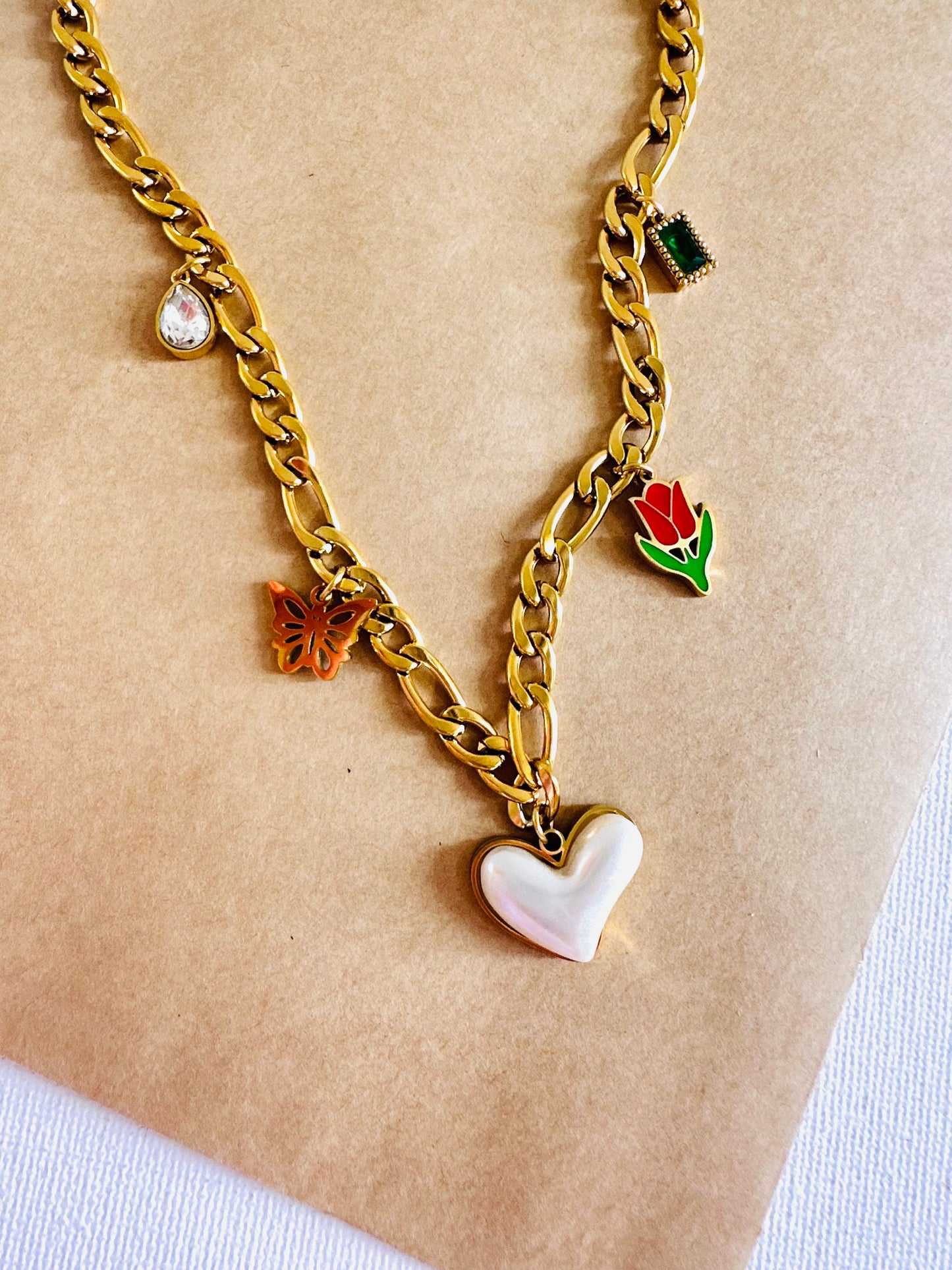 White Heart Necklace 🤍