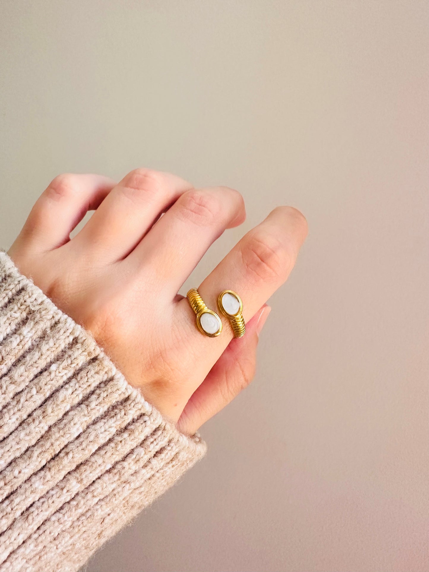 Gold Shell Ring
