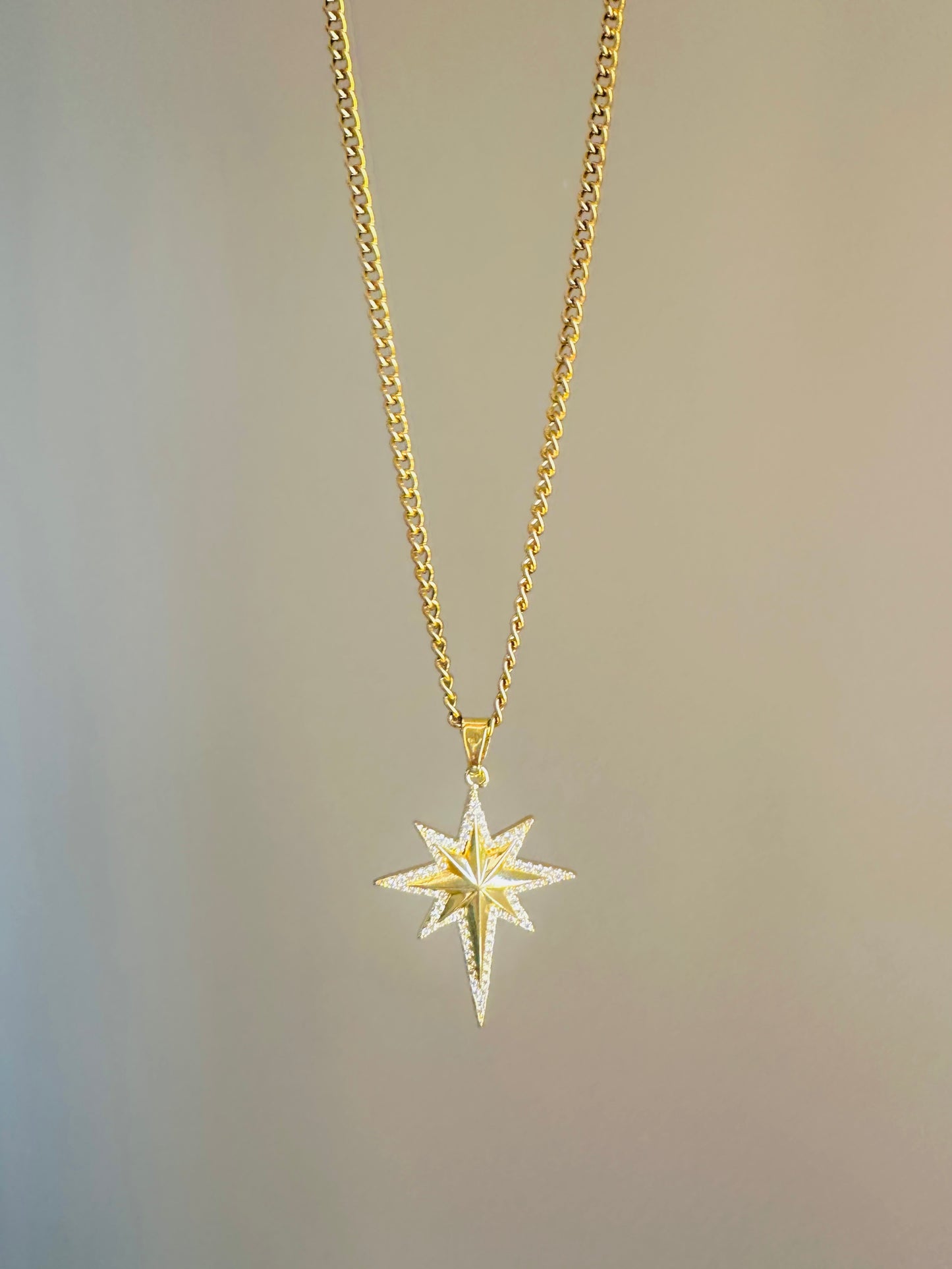 Stainless Steel Star Necklace