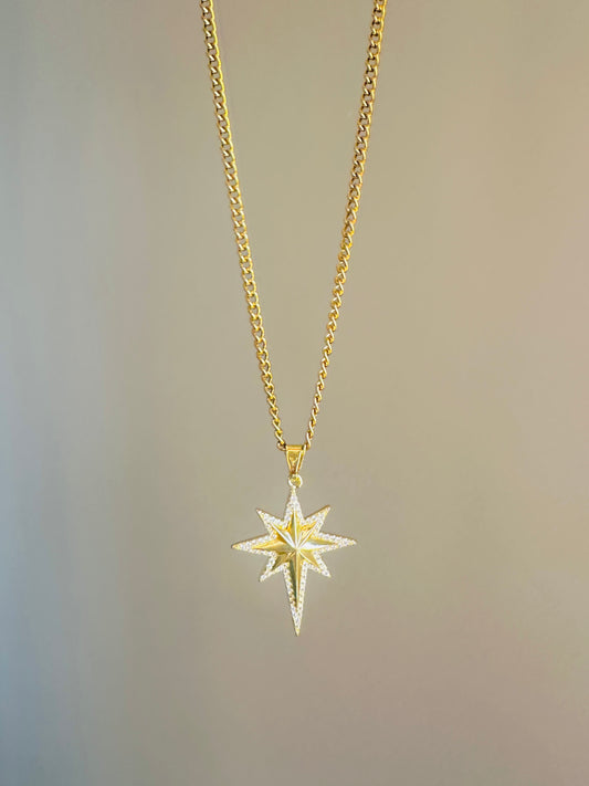 Stainless Steel Star Necklace