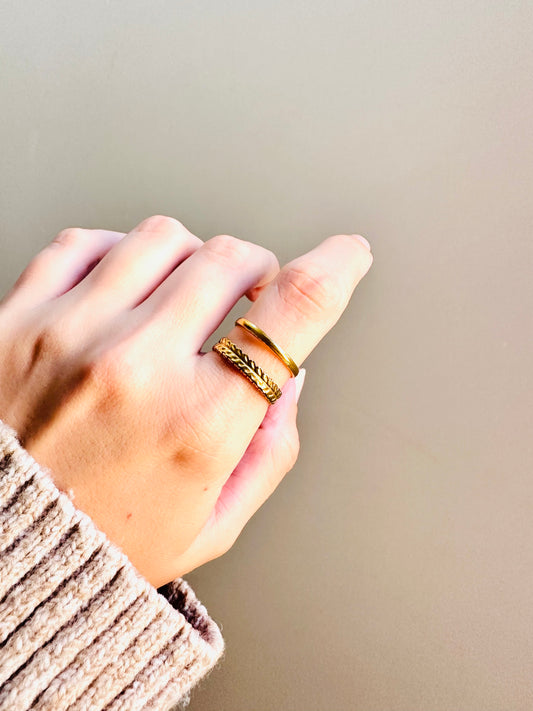 Gold Stainless Steel Ring