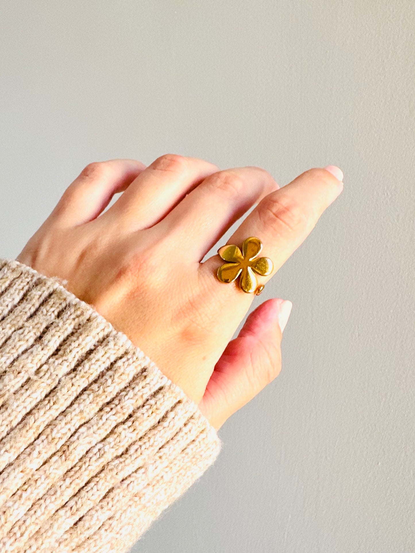 Rose Stainless Steel Ring