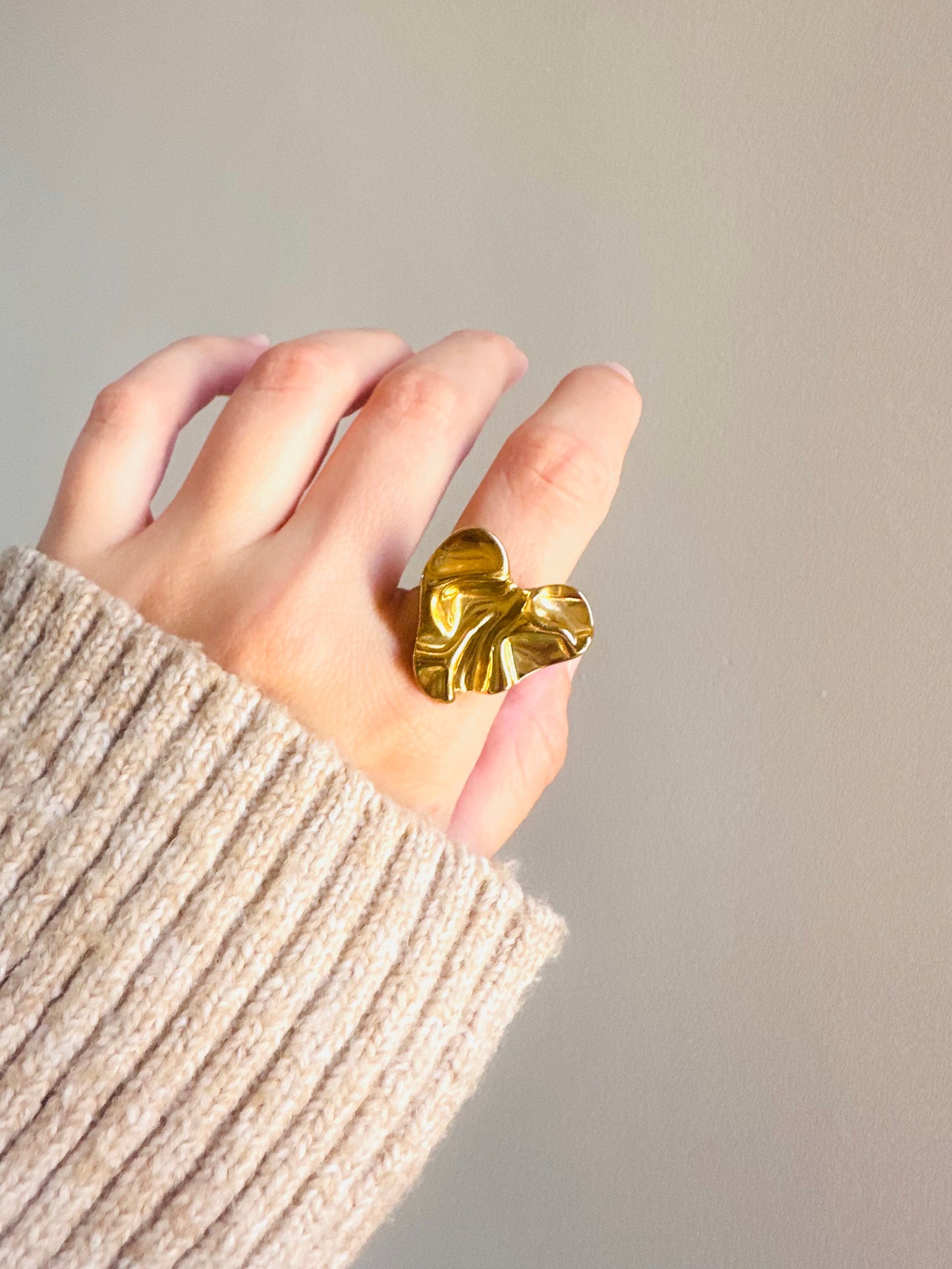 Bow Stainless Steel Ring