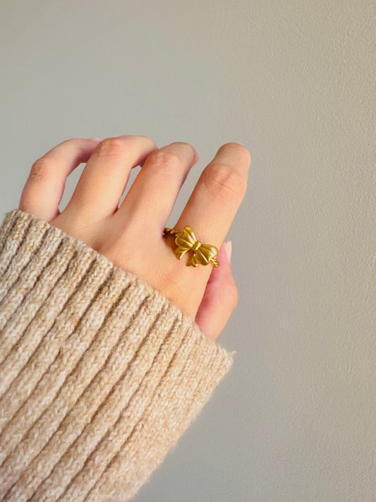Bow Stainless Steel Ring