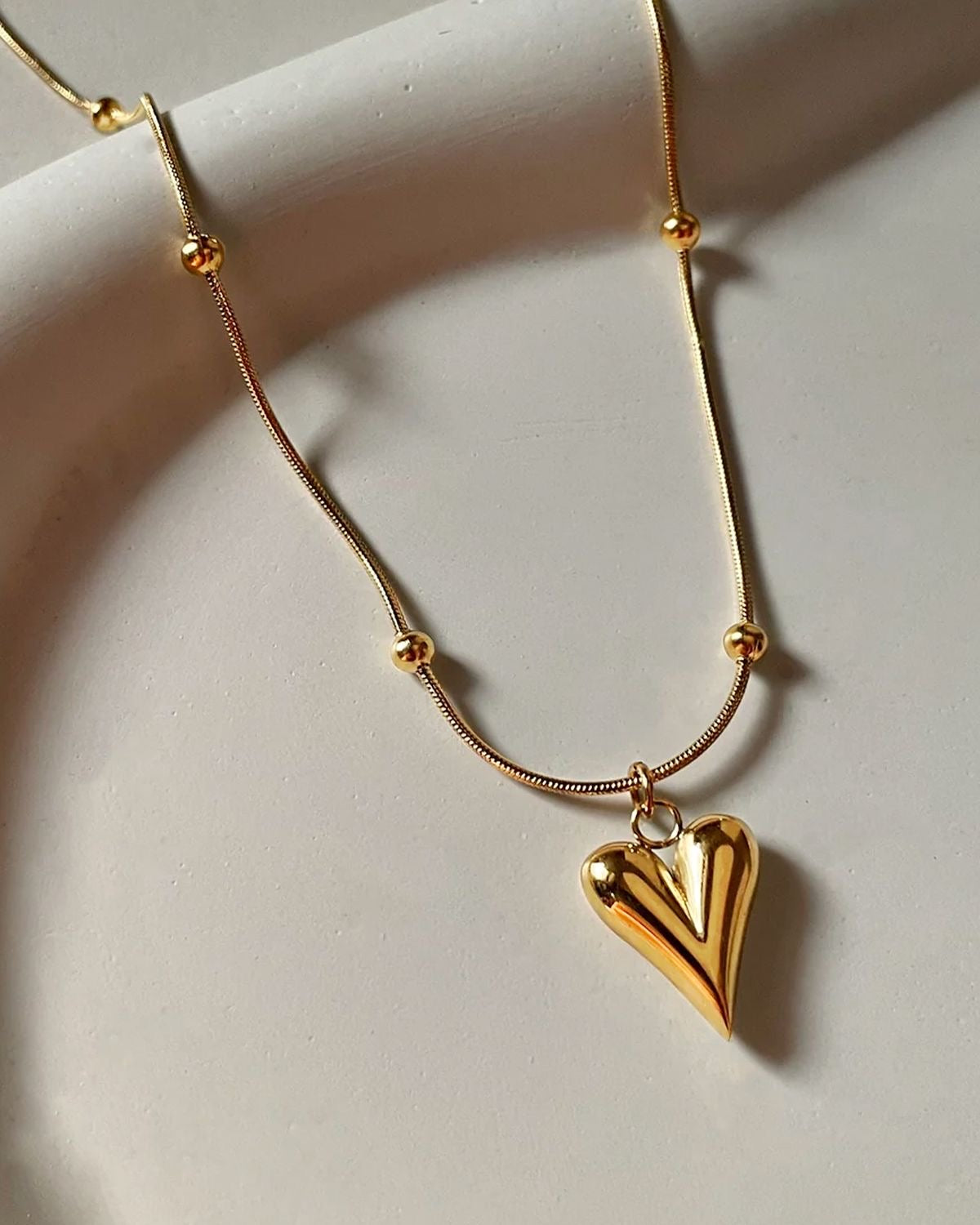 Stainless Steel Heart Necklace