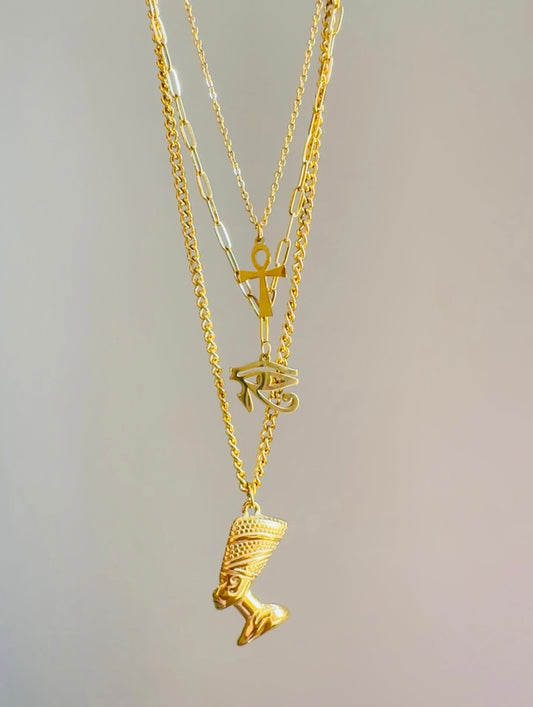 Triple Branch Necklace – 3 Layers of Elegance 🌿✨