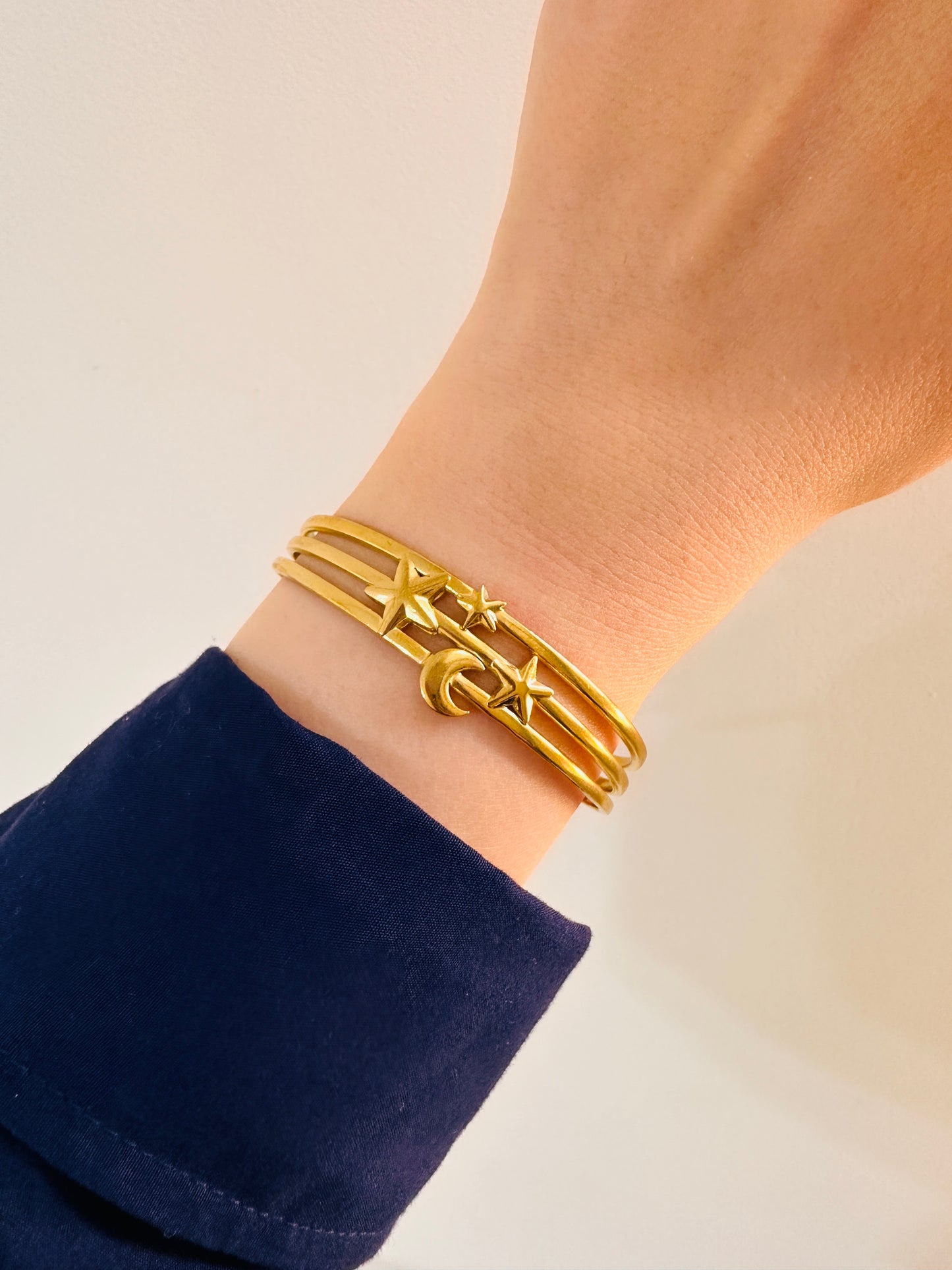 Star & Crescent Bangle