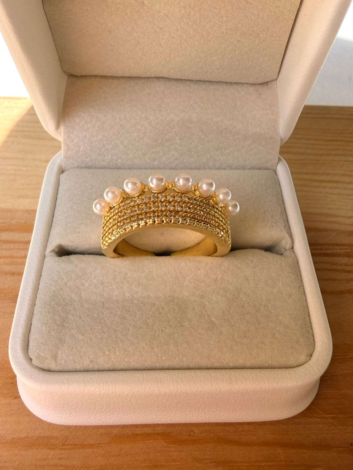 Ring gold plated