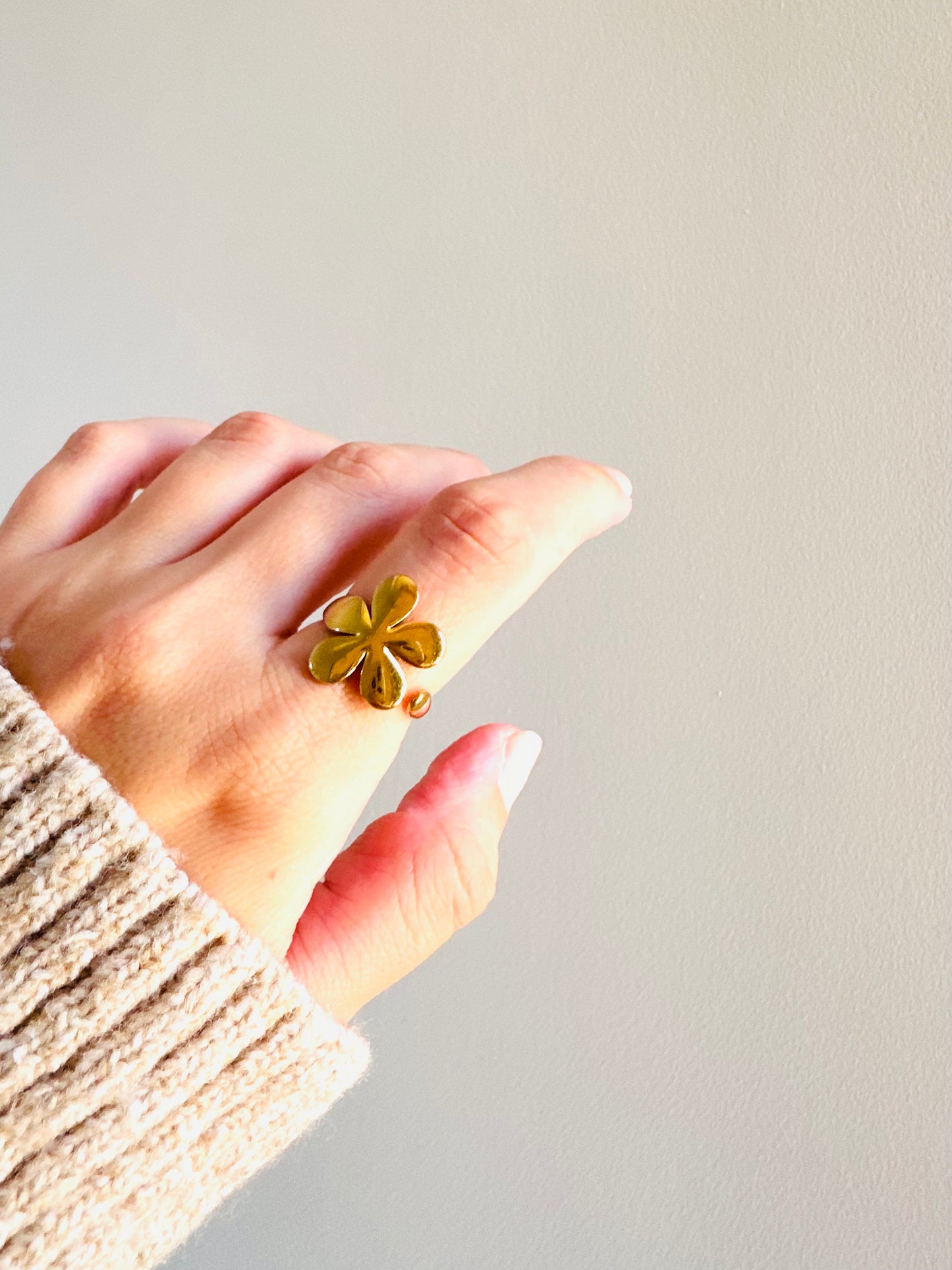 Rose Stainless Steel Ring