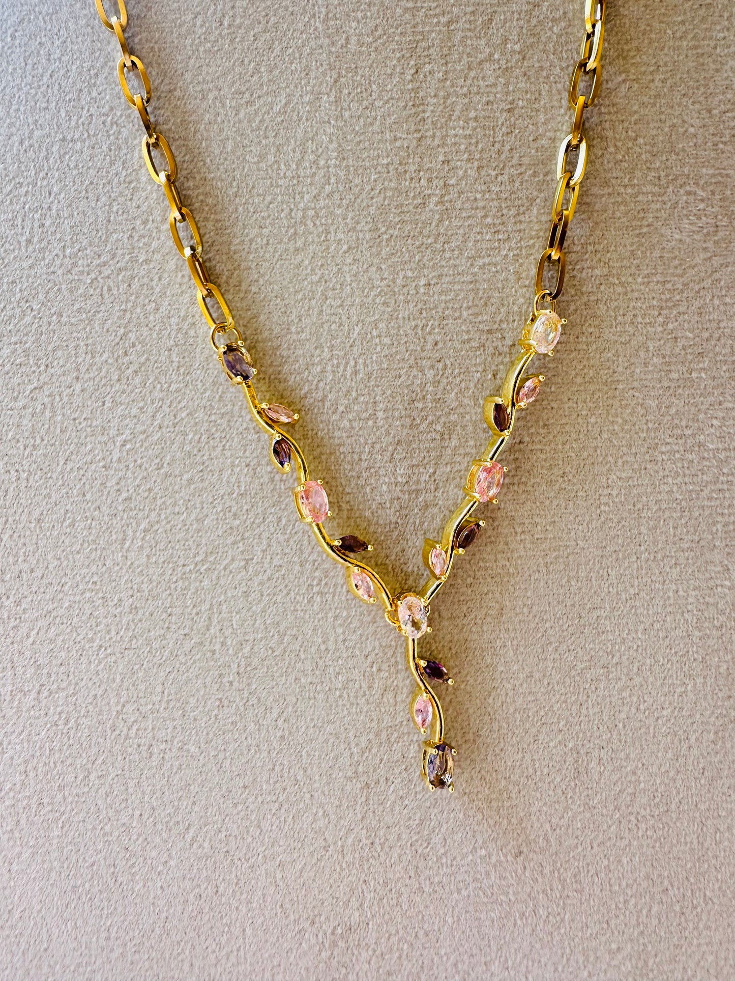 Colorful Tulip Necklace