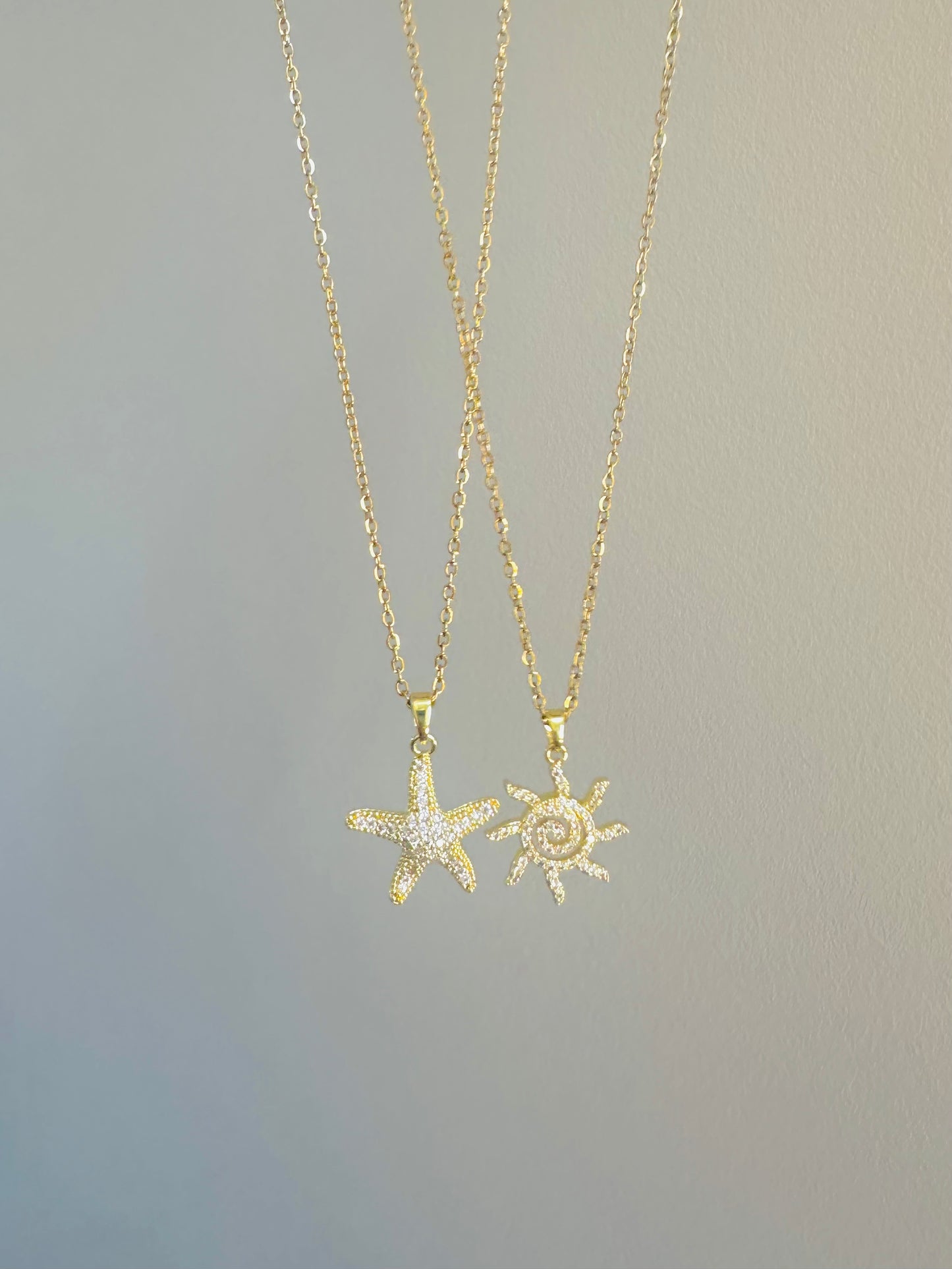 Sun & star Necklace