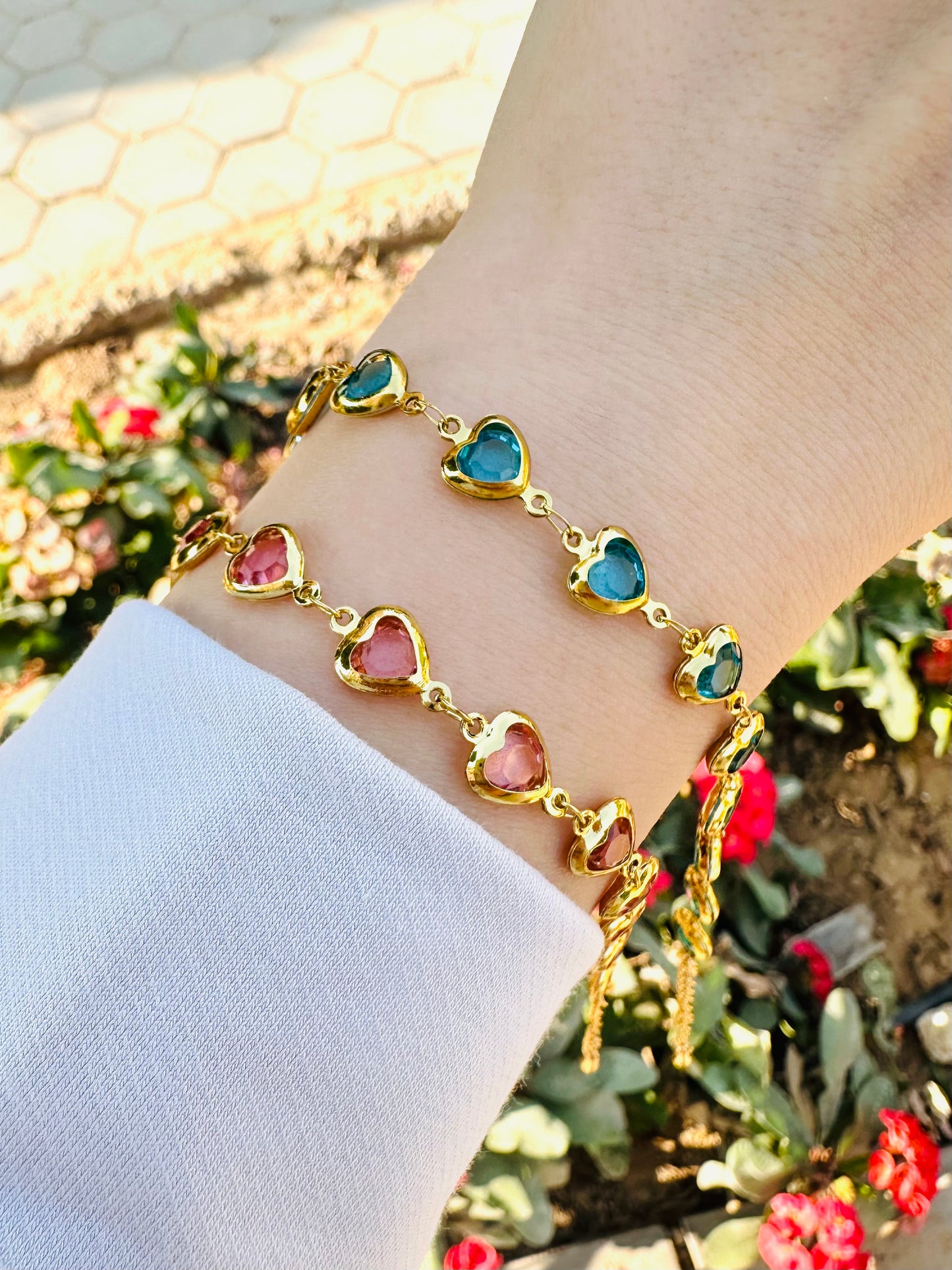 Colorful Heart Bracelet