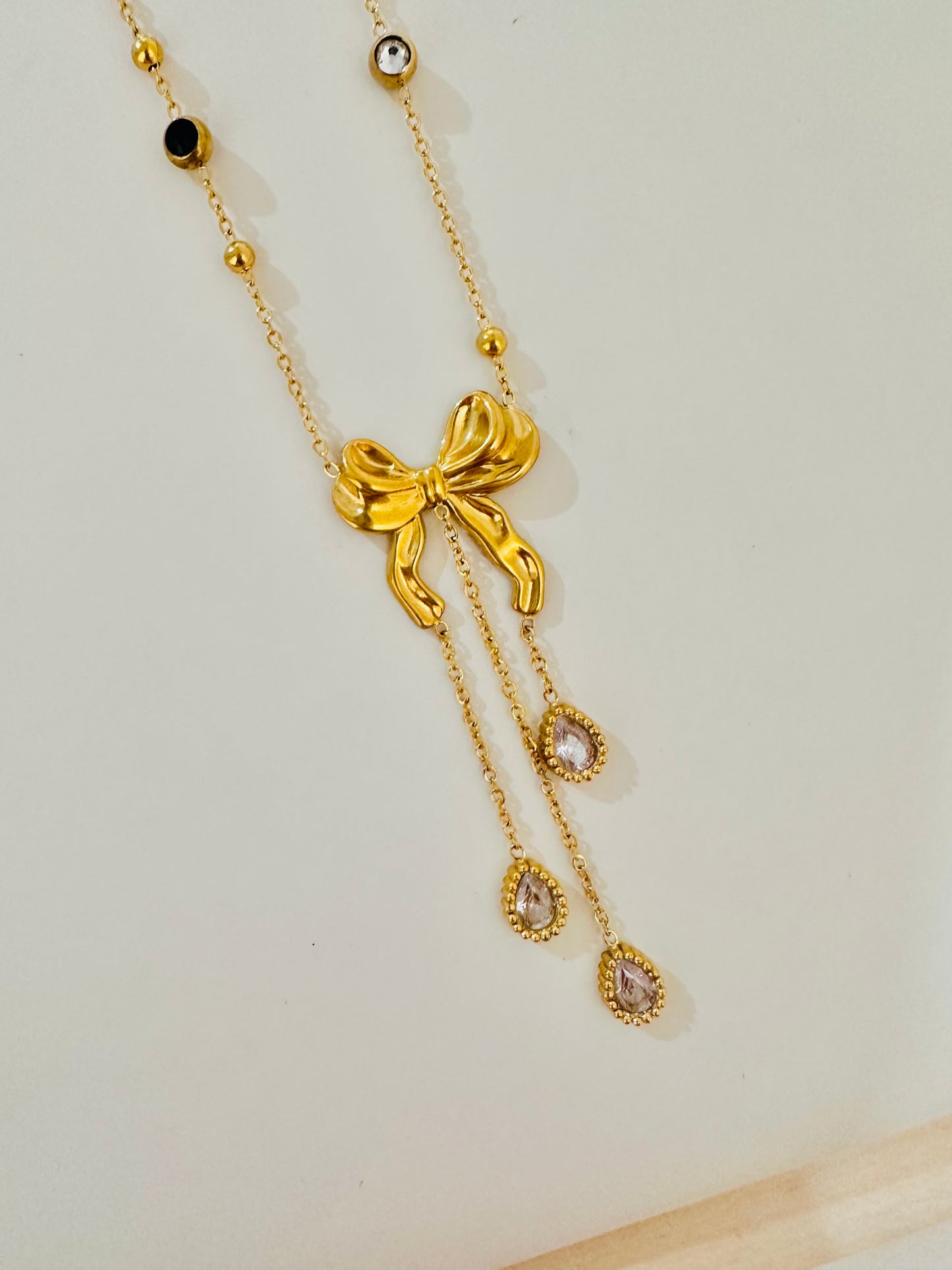 Bow Necklace – Stainless Steel